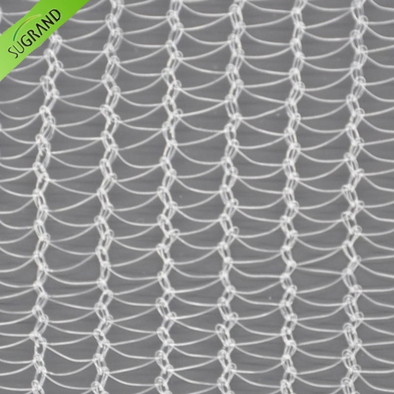 רשת 40GSM שקופה נגד ברד מגינה על צמחים