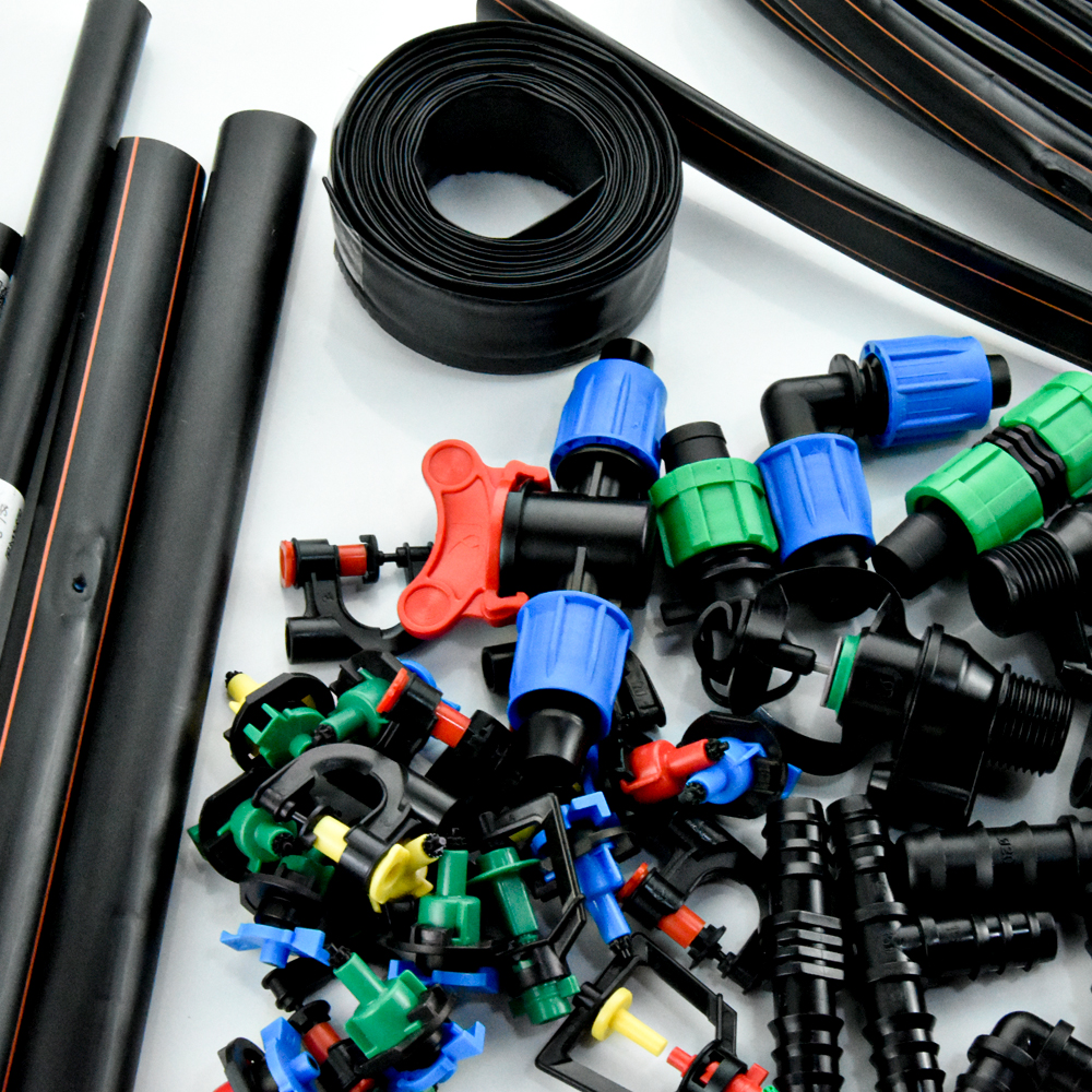 חקלאות PE צינור השקיה שטוח שטוח למערכת השקיית צמחי גינה