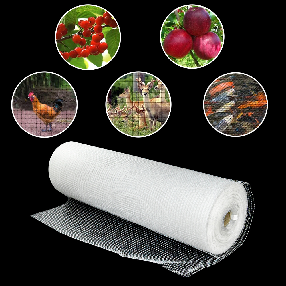 גידור פלסטיק נמתח נטו UV מטופל PP רשת BOP מוחצנת