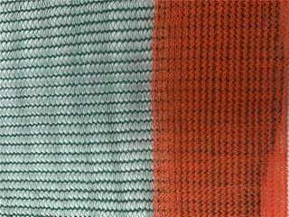 100GSM מונו משולש רשת זית ירוק וכתום