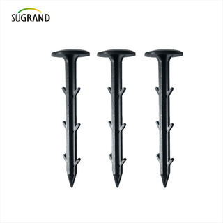 סין איכותית באיכות ציפורני ציפורניים מפלסטיק מתקנות מחצלת עשבים שוטים 