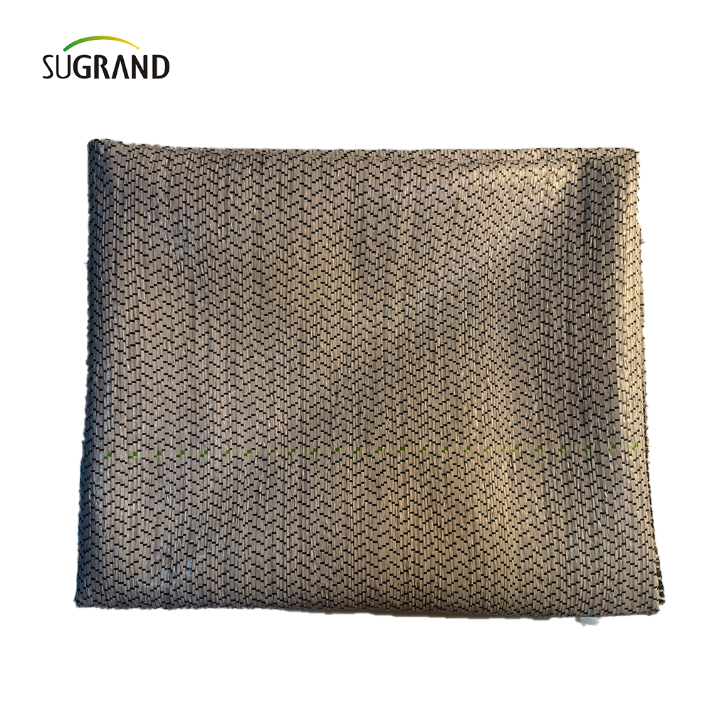 PP+UV 100G, 130G 1M/1.8M/5.2M*100 מ 'ספק כיסוי קרקע לבן שחור