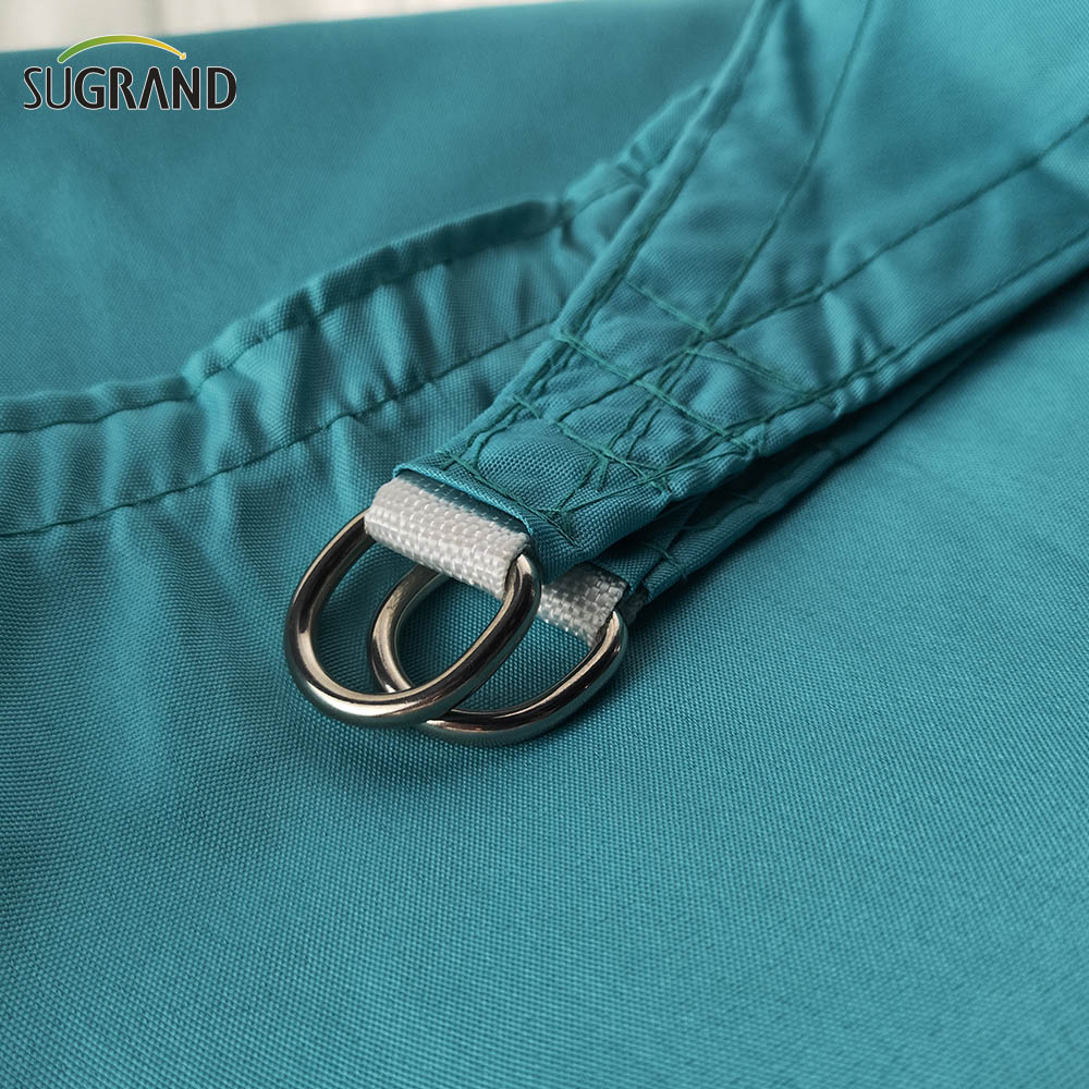 גוון ירוק משולש חיצוני מפרש מבד אטום למים מפרש