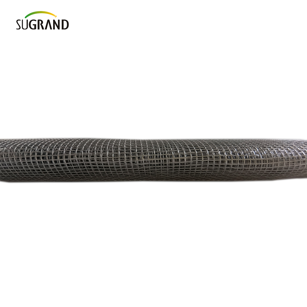 PVC מצופה PVC פיברגלס אפור פיברגלס הגנה על גנת החלון