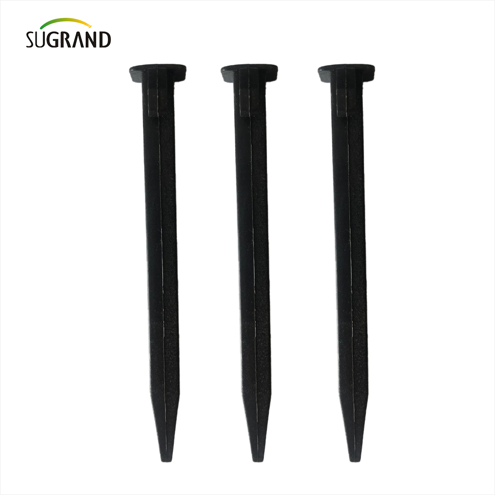 ציפורניים קרקע שחורות מפלסטיק בד גינון קבוע לא קל לקלף