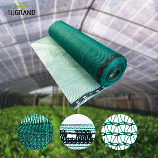 80GSM 2 מחטים ירוק HDPE Tape Shade Net
