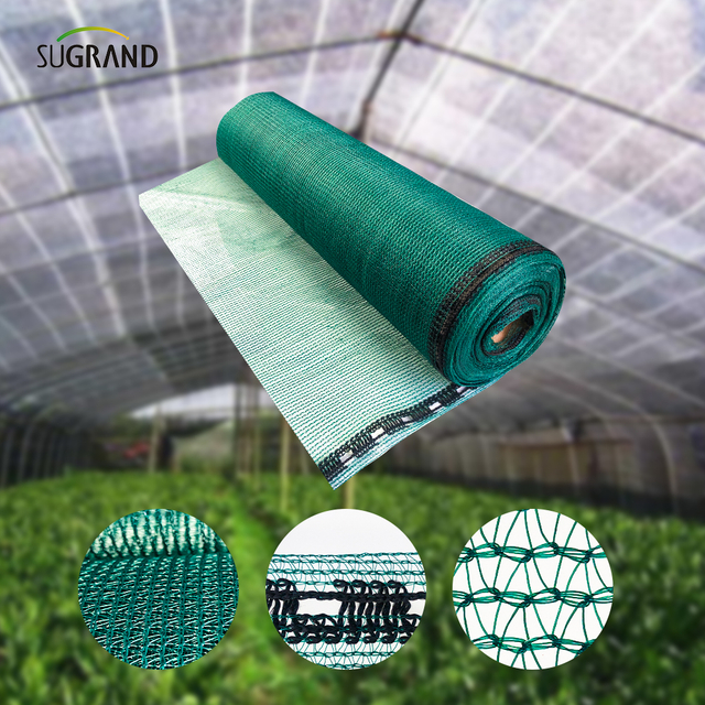80GSM 2 מחטים ירוק HDPE Tape Shade Net
