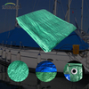 בד פלסטיק עמיד למים PE Blue-Green Tarpaulin לחקלאות