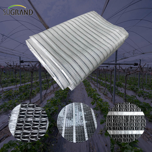 50% נטו צל אלומיניום כסף להגנה על גן מרפסת 