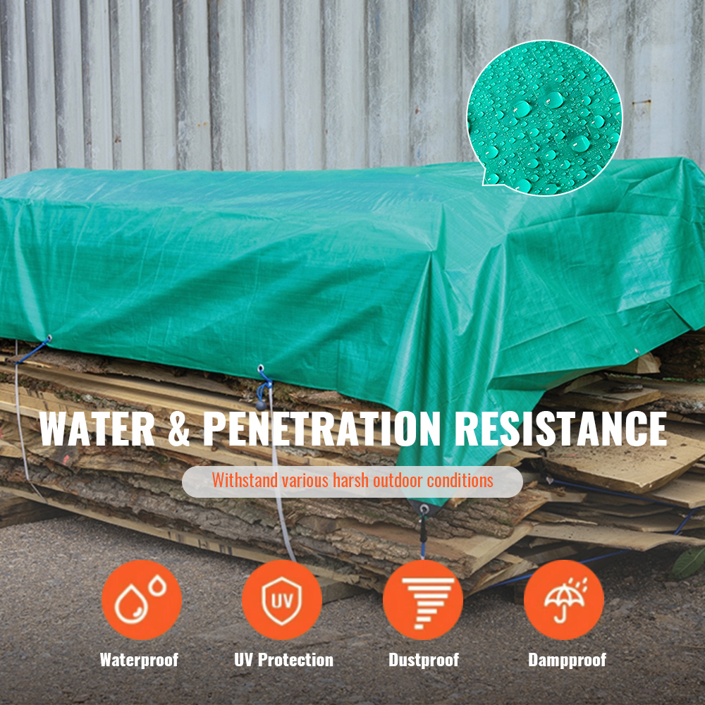 סדין ירוק עמיד למים חיצוני חיצוני PE
