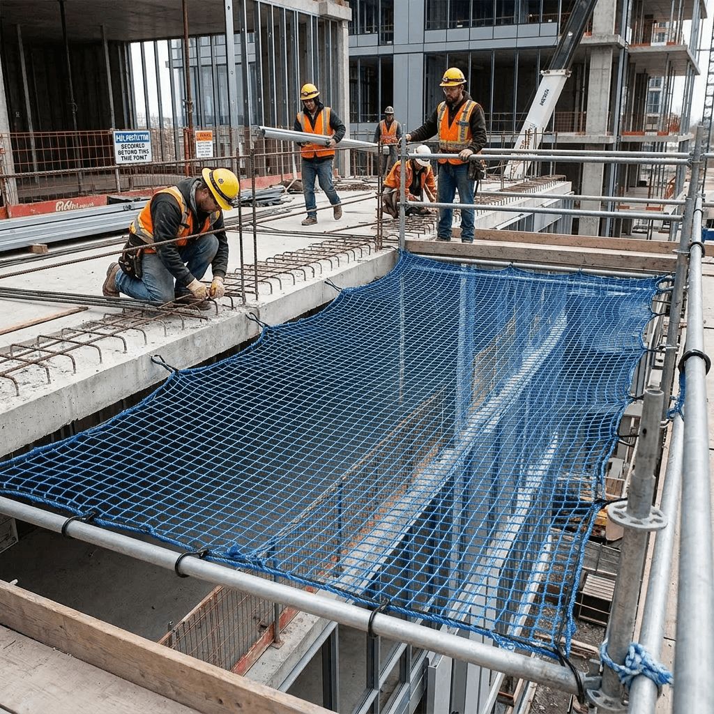 2026 רשת בטיחות בנייה מערכת הגנה מפני נפילה