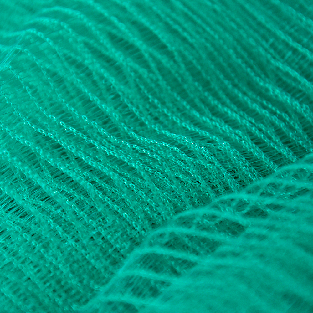 ירוק 190 גרם אספקה ​​רשת פיגומים מודפסים רשת פסולת