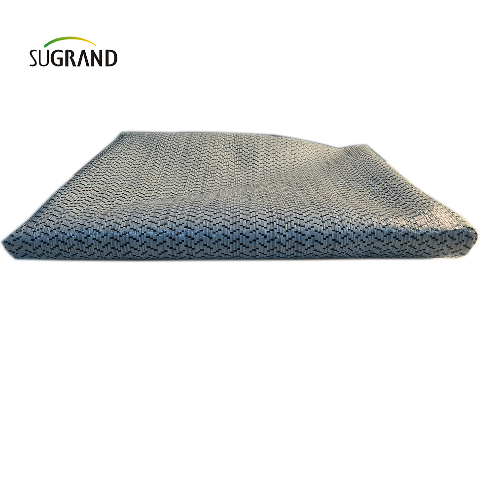 PP+UV 100G, 130G 1M/1.8M/5.2M*100 מ 'ספק כיסוי קרקע לבן שחור