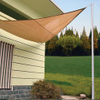 בתולה חדשה HDPE אנטי UV SUN SHADE SHADE SAIL SAINGER משולש חיצוני