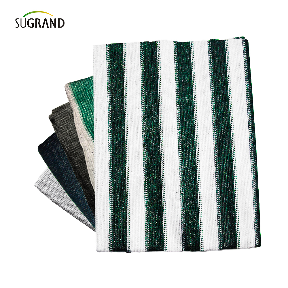 באיכות גבוהה 6 מחטים תיל שטוח מרפסת פלסטיק נטו חום ולבן דו צבעי אטום לרוח