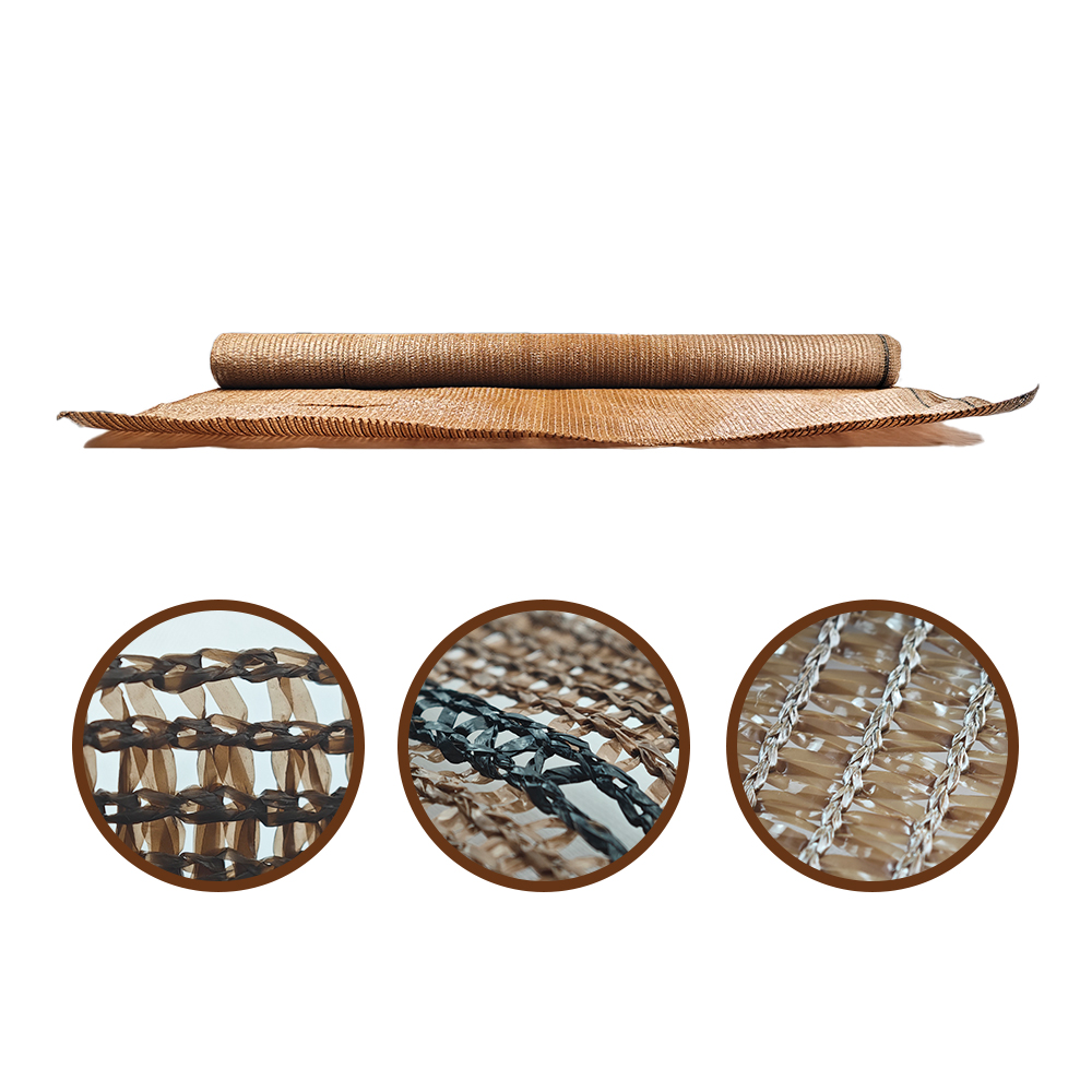 הגנת UV חקלאית 110 ג'יגה -גמ'ש הצללה חומה לגינה