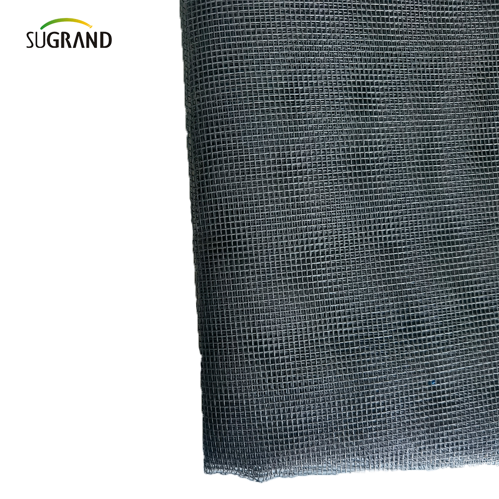 PVC מצופה PVC פיברגלס אפור פיברגלס הגנה על גנת החלון