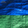 בד פלסטיק עמיד למים PE Blue-Green Tarpaulin לחקלאות