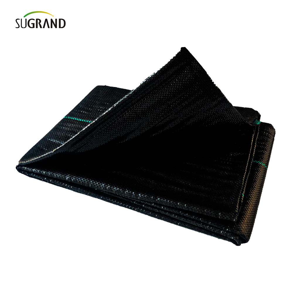 100 גרם כיסוי קרקע שחור וירוק/מחצלת עשב