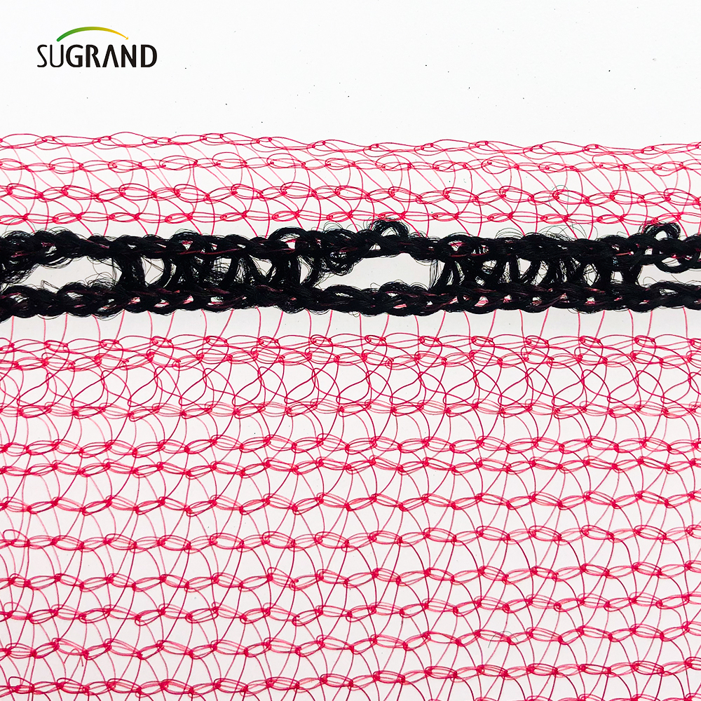 רשת פסולת אדומה ברשת פסולת בטיחות תעשייתית