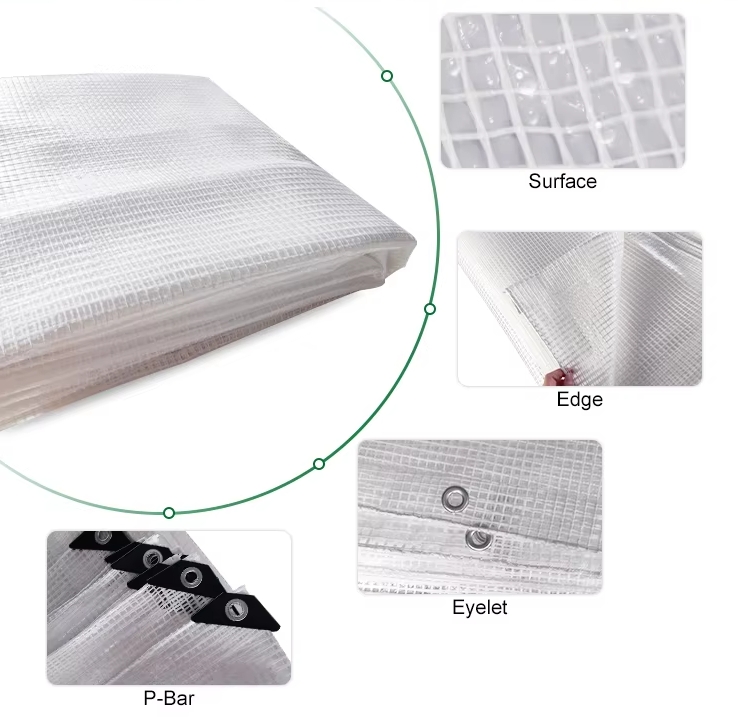 בטיחות בנייה PE LENO TARP יריעות פיגום