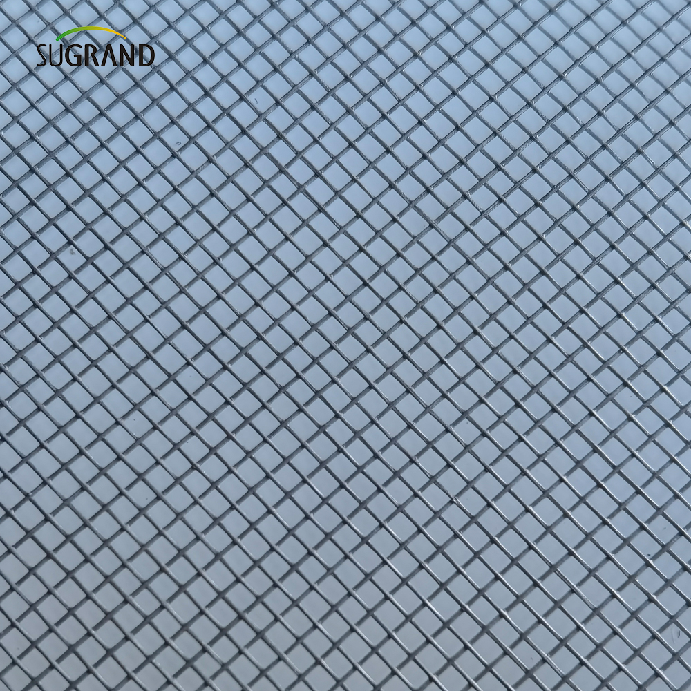 PVC מצופה PVC פיברגלס אפור פיברגלס הגנה על גנת החלון