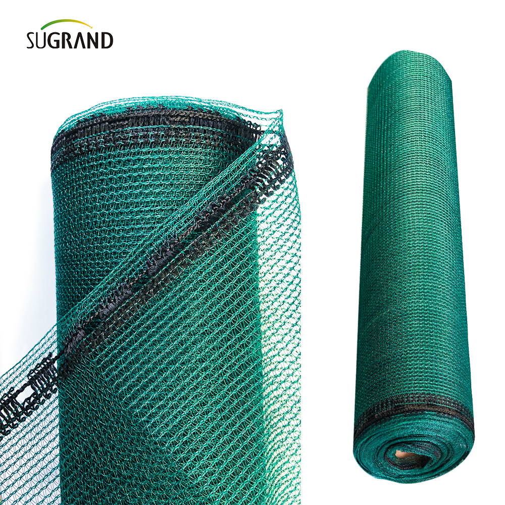 80GSM 2 מחטים ירוק HDPE Tape Shade Net
