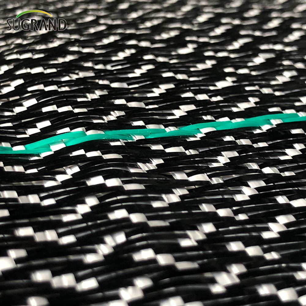 כיסוי קרקע שחור ולבן 0.7*100 מ 'מחצלת עשב לשוק צ'ילה