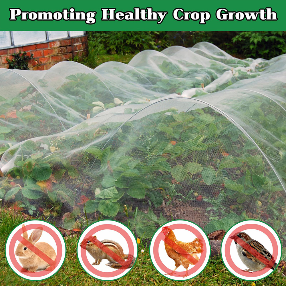 רשת אנטי חרקים HDPE 40 50 רשת לבנה שקופה