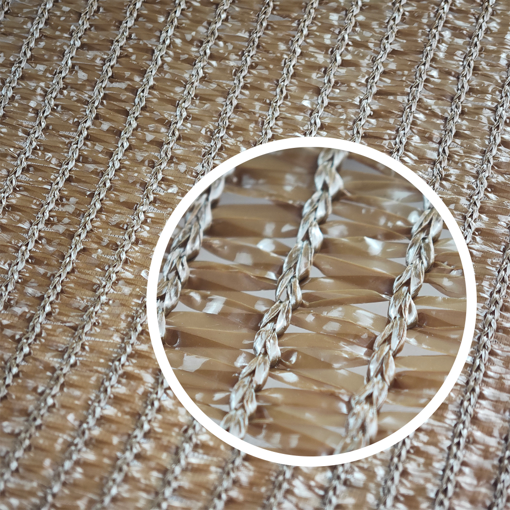 הגנת UV חקלאית 110 ג'יגה -גמ'ש הצללה חומה לגינה