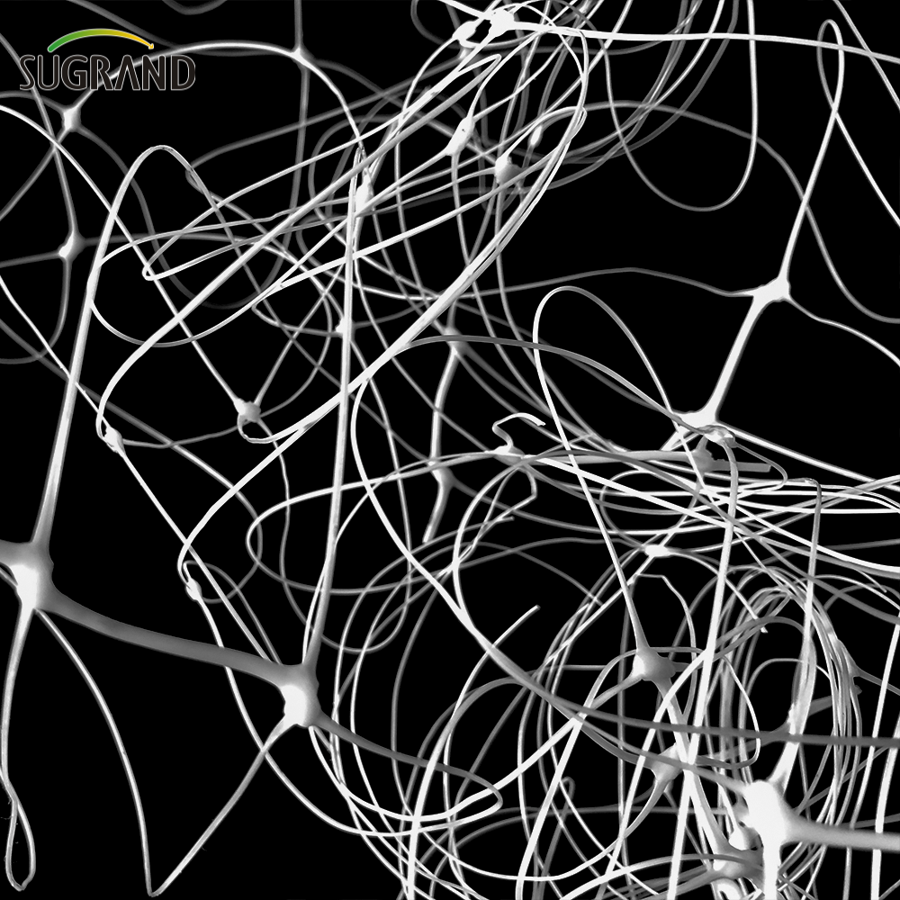 New HDPE צמח לבן מטפס על רשת רשת תמיכה ברשת