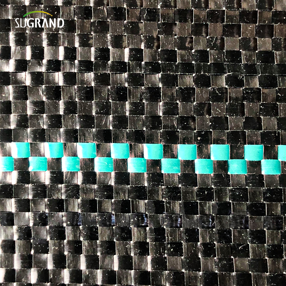 100 גרם כיסוי קרקע שחור וירוק/מחצלת עשב