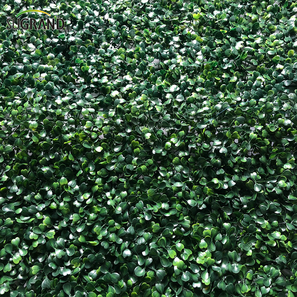 גדר עלים מלאכותיים PVC גדר מלאכותית דשא מלאכותי מזויף