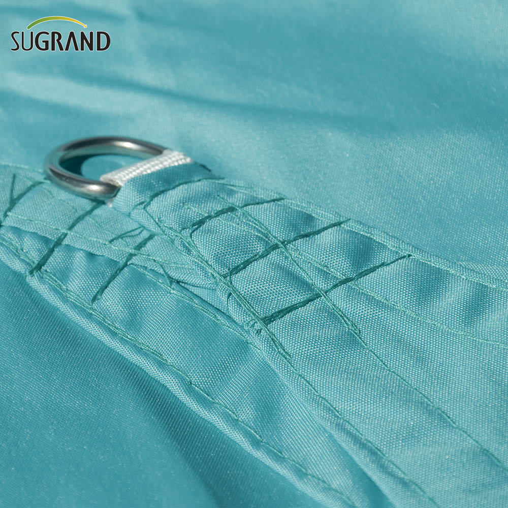 גוון ירוק משולש חיצוני מפרש מבד אטום למים מפרש