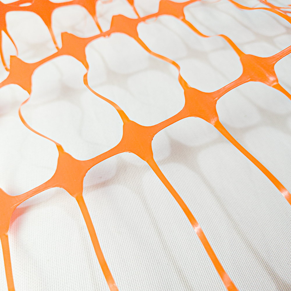 גידור גדר כתום 1x50m גדר רשת פלסטיק