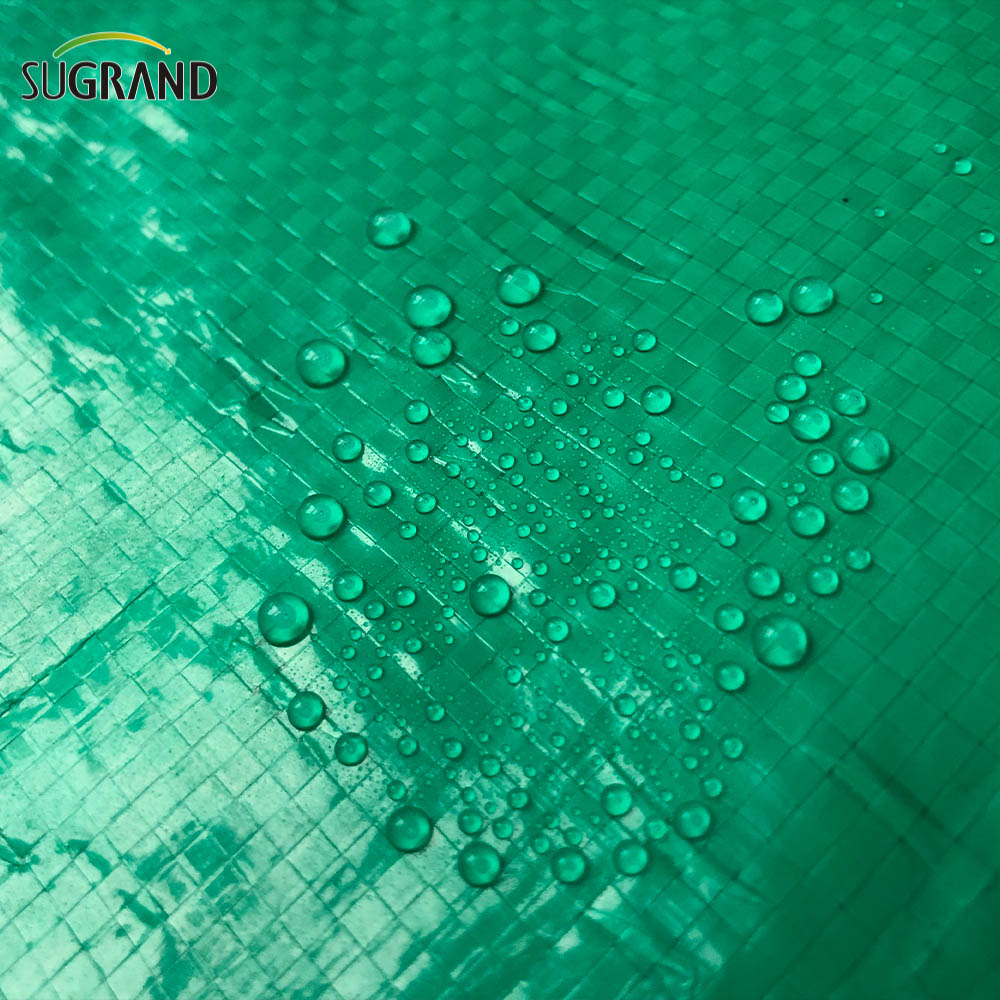 מכסה מגן על חובה כבדה בברזנט ירוק כבד