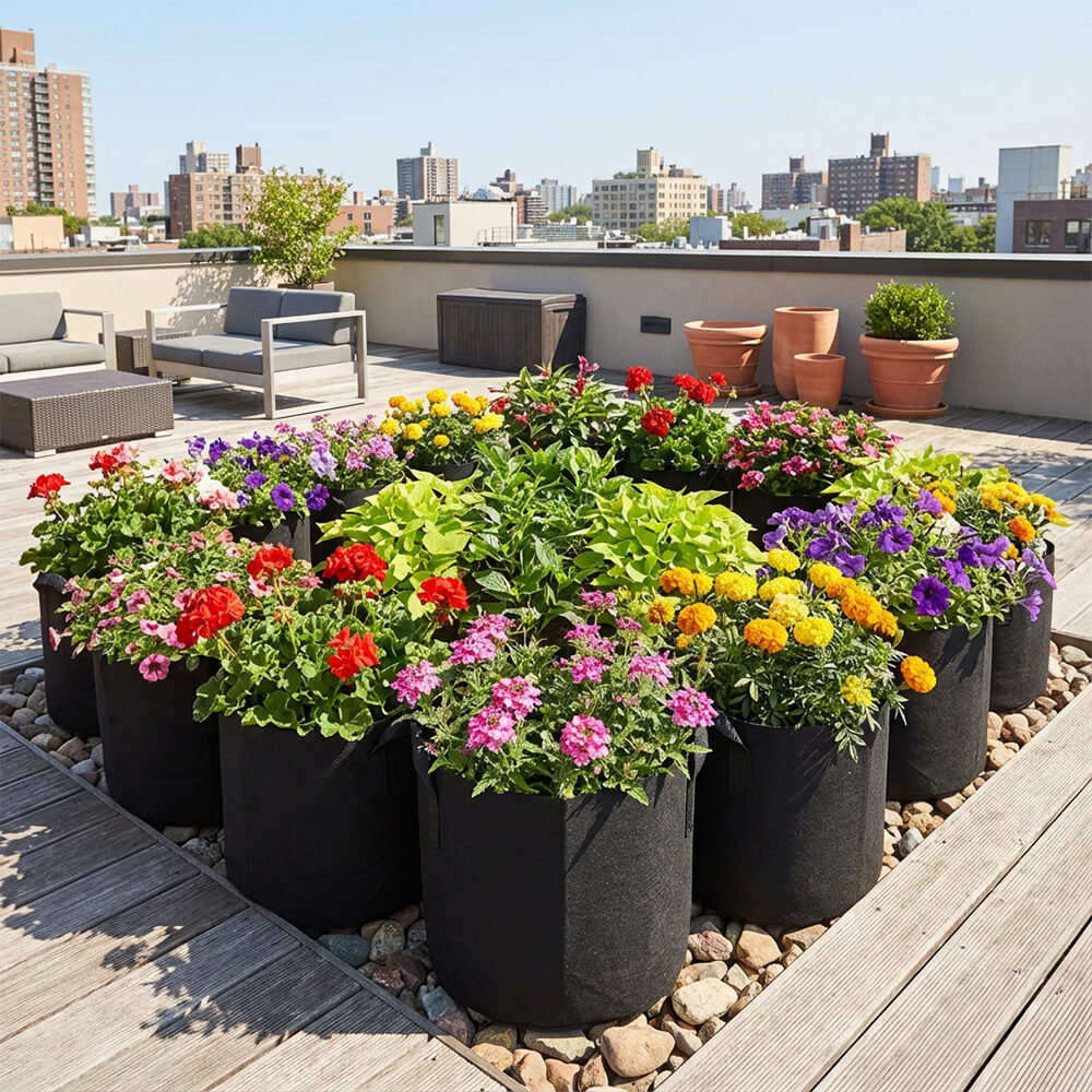 סיטונאי בד לא ארוג בגלון גידול שקיות