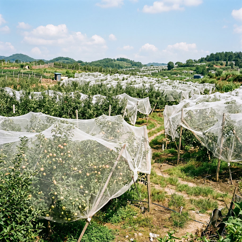 רשת חרקים HDPE 40 Mesh לירקות חממה
